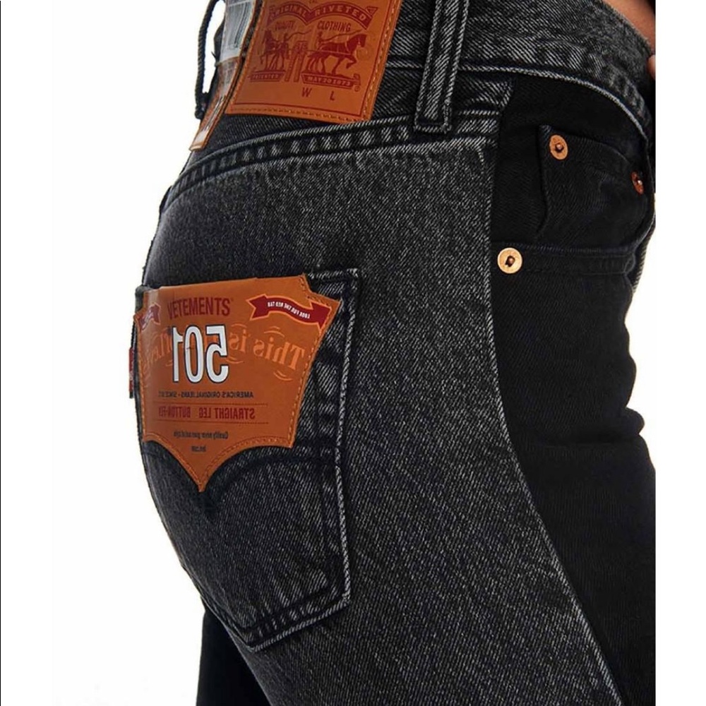 Vetements Black X Levi Two Tone (XS)